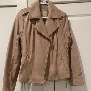 Wilson Women Leather Moto Jacket